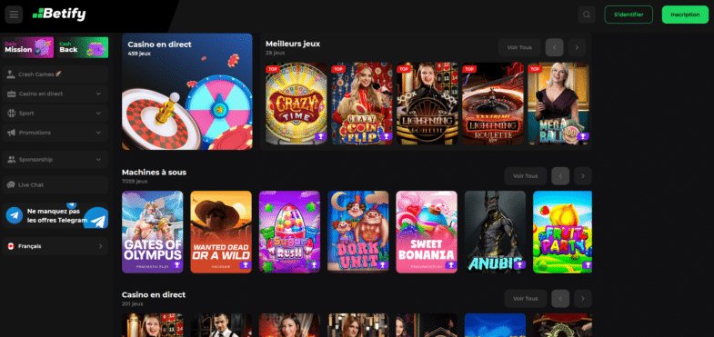 Betify Casino : une première prise en main à France Betify Casino : une première prise en main à France